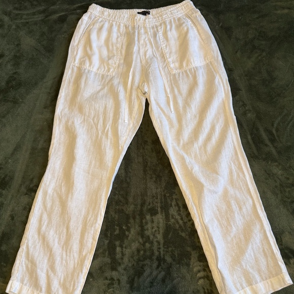 Banana Republic Women's 100% Linen Pants Size Medium - Picture 1 of 6